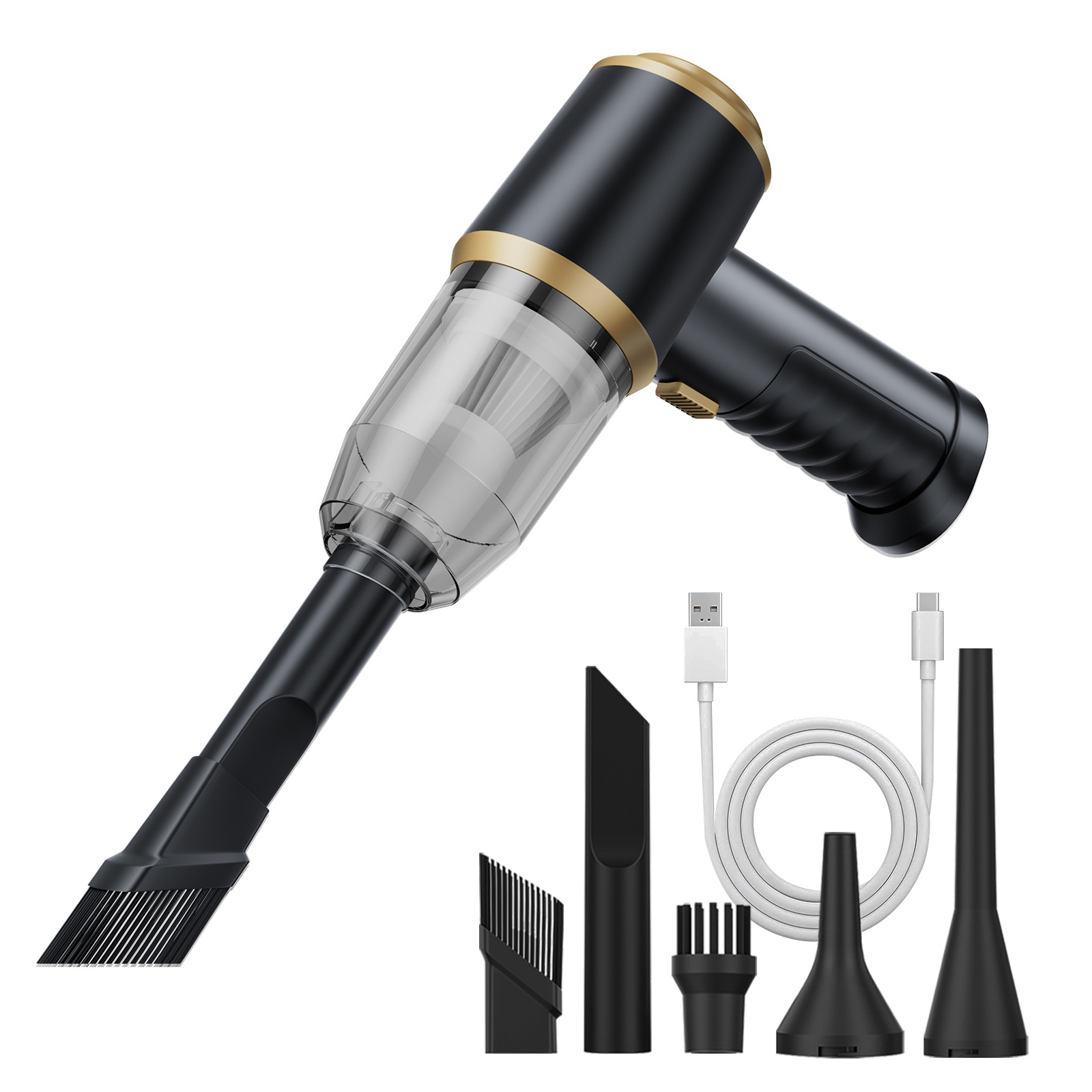 Generasi ke-10 motor brushing/blower terintegrasi/hitam