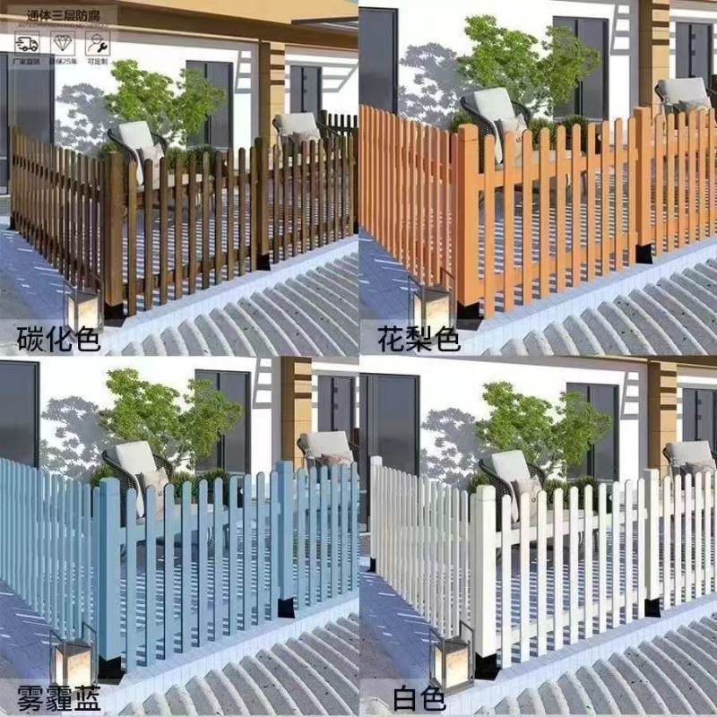 户外防腐木工程栅栏护栏花园围栏家用庭院菜地围栏田园风格围栏|undefined
