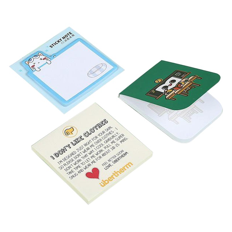 Customized sticky note ins style creative notepad wholesale takeaway cute note stickers advertising note n times stickers