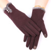 Demi-season keep warm street gloves, warm roly-poly doll, new collection