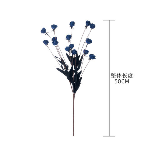 Cross-border foreign trade 15-head PE small rose foam artificial flowers wholesale fake flowers wedding home decoration MW09902