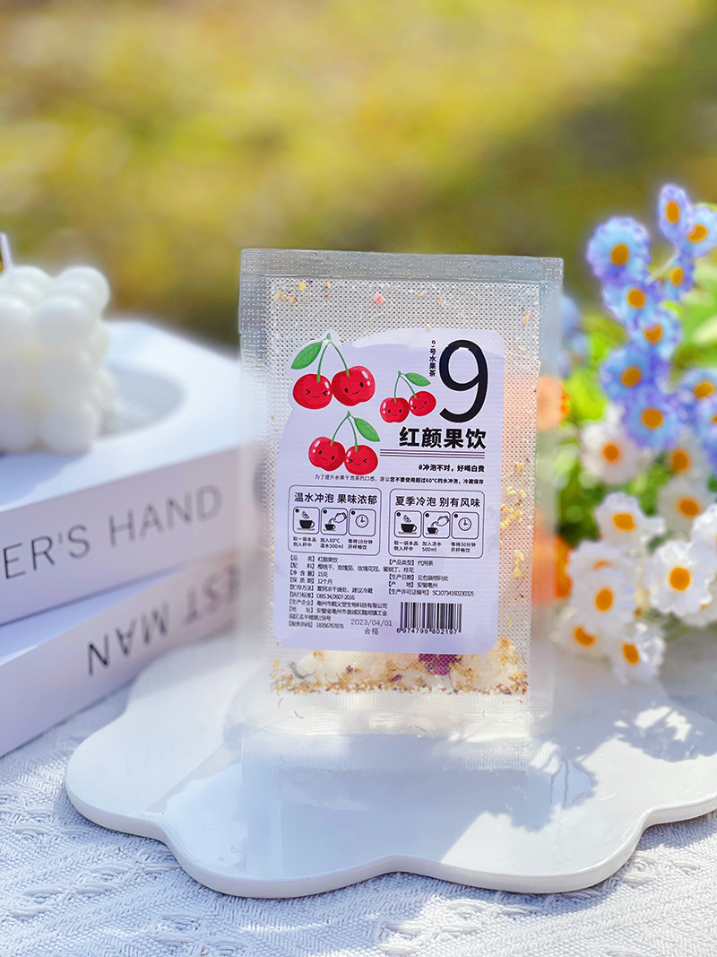 홍얀 과일 음료