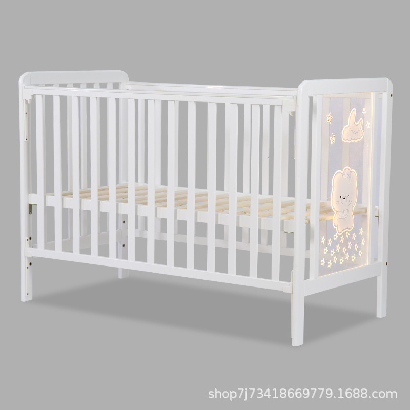 Кроватка детская Hebkids KLD-619 белая стандарт