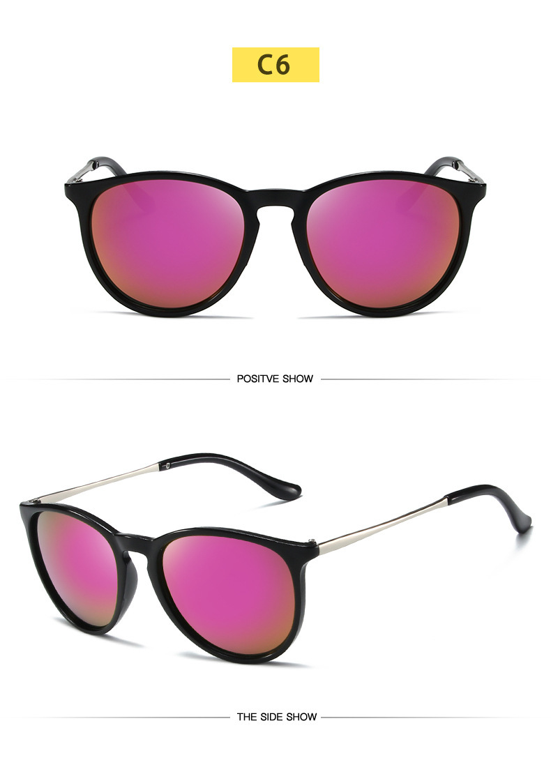 European and American Trend New Sunglasses Fashion Sunglasses Internet Popular Same Style Semi-metal Toad Glasses 4171_voghion.com
