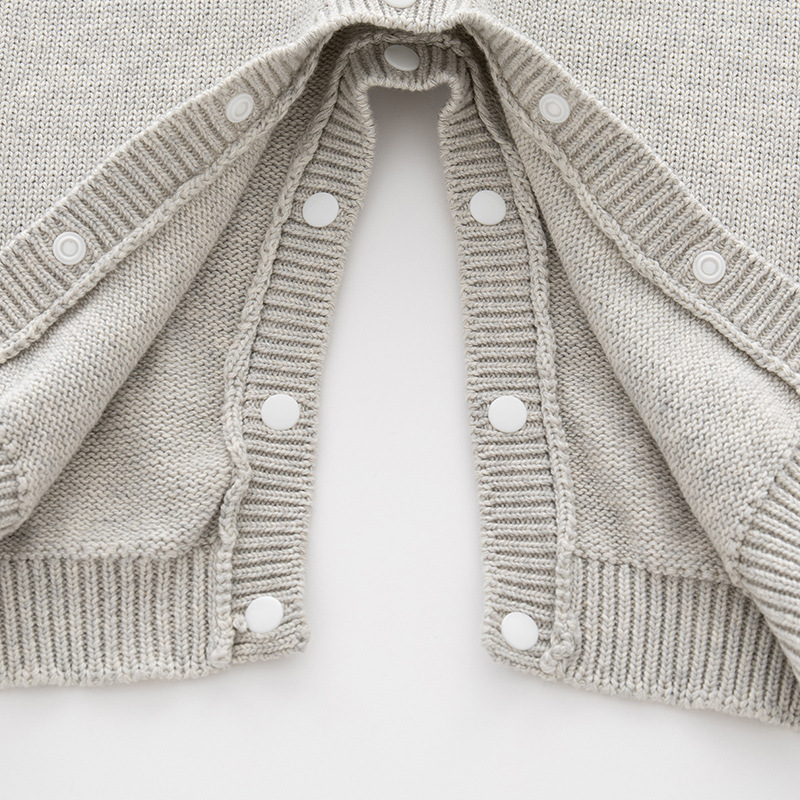 Bebé Otoño e Invierno mameluco bebé mono de punto amor recién nacido estilo occidental Super lindo mono cien días bebé mameluco