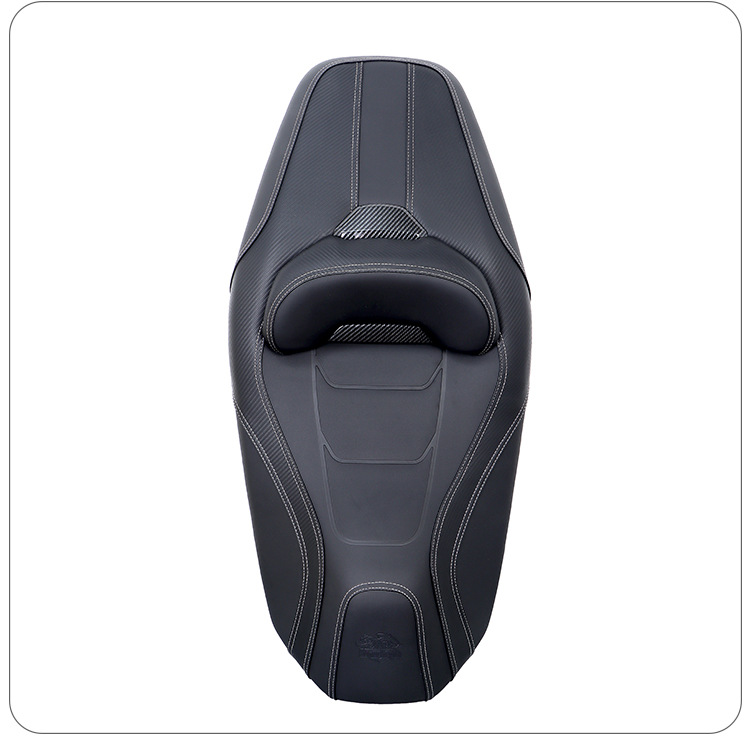 Longxin Wuji SR250GT modified cushion assembly breathable and comfortable lumbar cushion leather backrest non-destructive installation