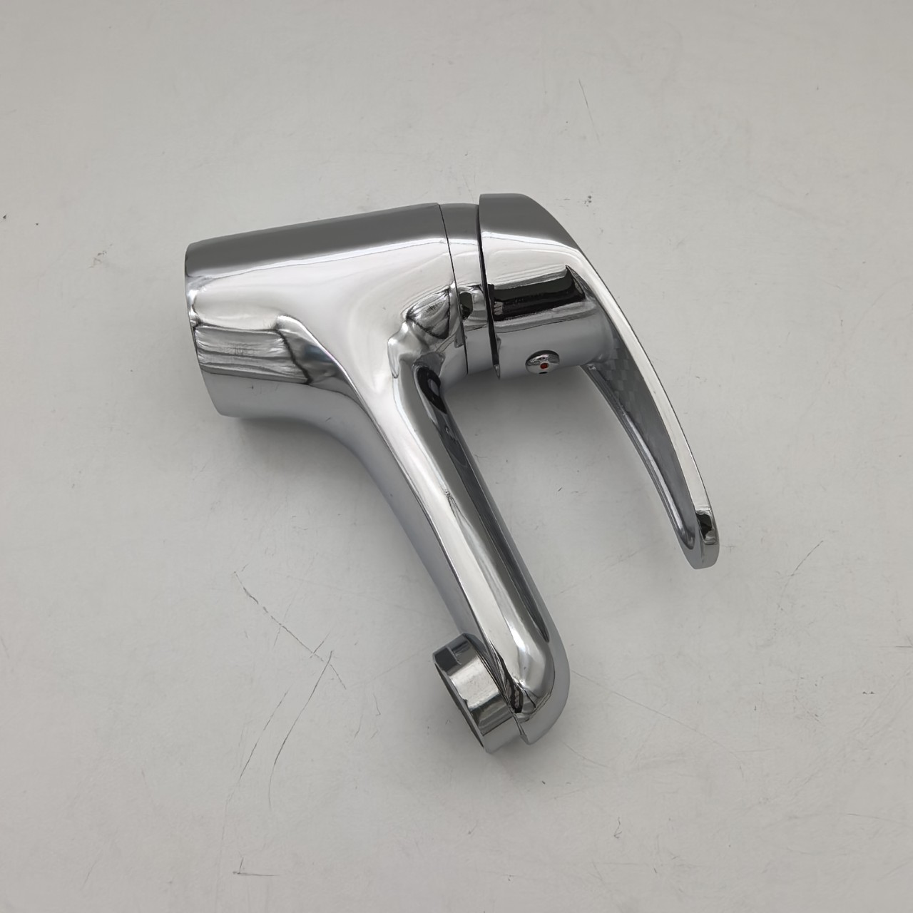 Grifo Monomando para Lavabo de Aleación de Zinc, Agua Fría y Caliente, Galvanizado, para Lavabo