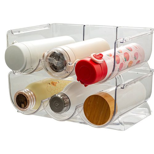 Water Cup Storage Rack Multi-layer Transparent Desktop Creative Stackable Cup Holder Dustproof Home Use for Insulated Cups Display Stand