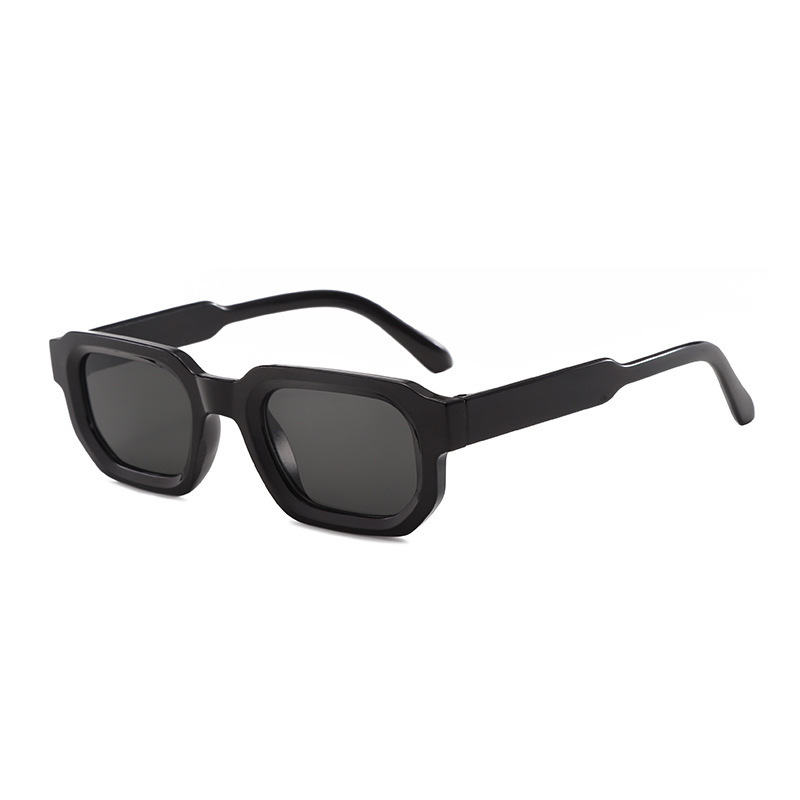 2025 欧美复古方形加厚小框时尚墨镜女Sunglasses跨境方框太阳镜|undefined