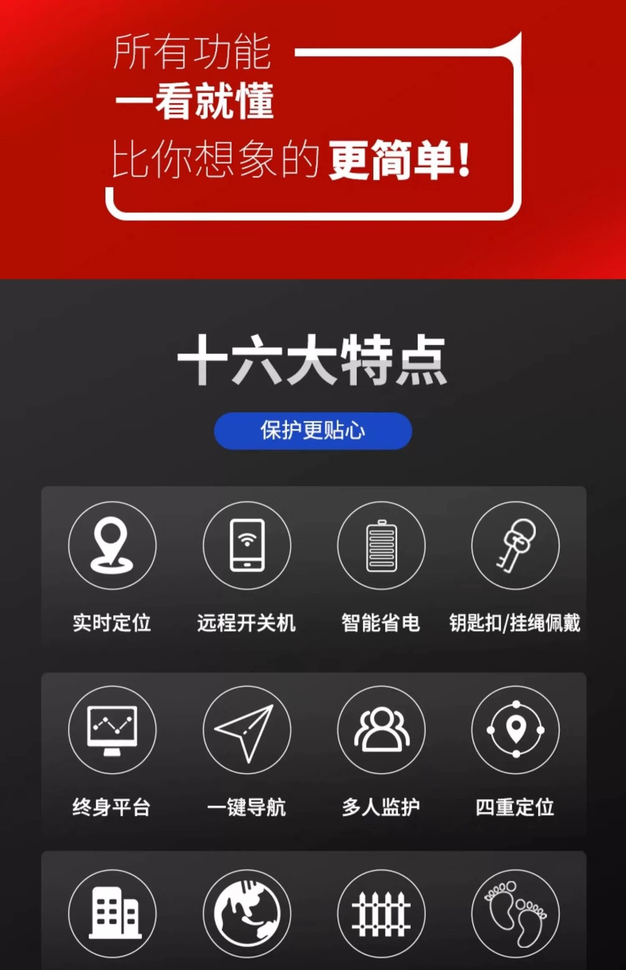 New Beidou gps locator for the elderly and children anti-lost anti-lost device remote vehicle anti-theft device hook strong magnetic