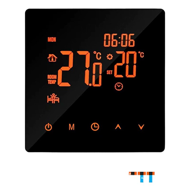 ЖК-Термостат сенсорный экран Электрический термостат для подогрева пола Wi-Fi граффити умный настенный термостат котла оптом