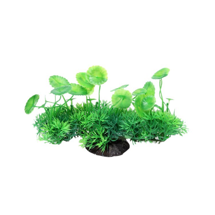 Acuario decoración simulación plantas acuáticas pecera paisaje simulación planta plástico plantas acuáticas paisaje conjunto 6312 Paquete de combinación
