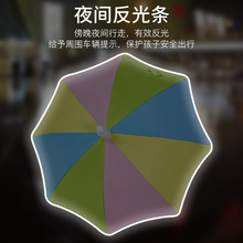 安全圆角儿童雨伞男女孩公主可爱幼儿园宝宝轻便卡通晴雨伞印广告