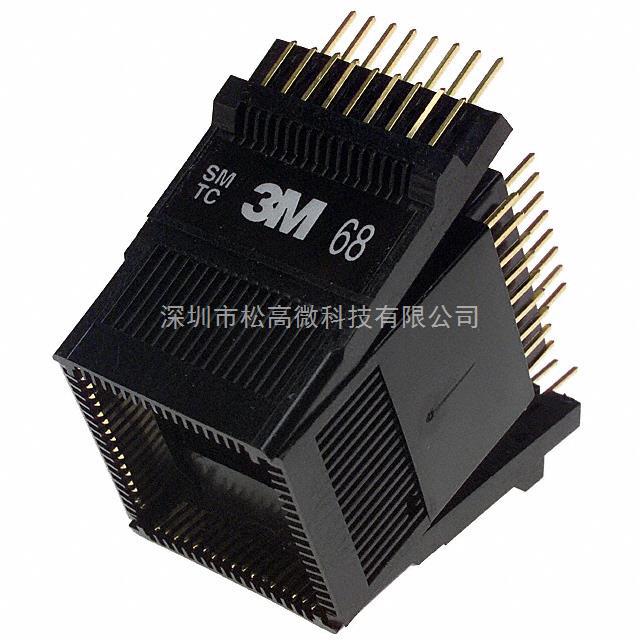 923675-68 [68-PIN TEST CLIP GOLD PLCC .50