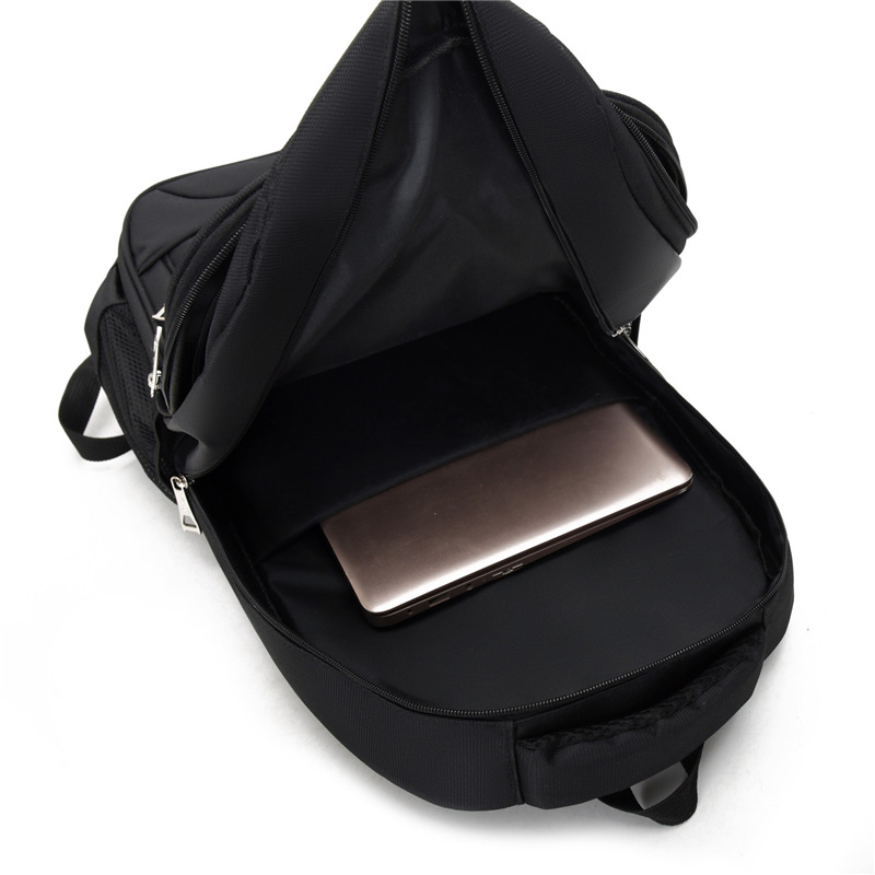 2024 comercio exterior nuevo estilo ligero mochila de negocios de ocio para hombres al aire libre mochila de computadora de viaje simple de gran capacidad