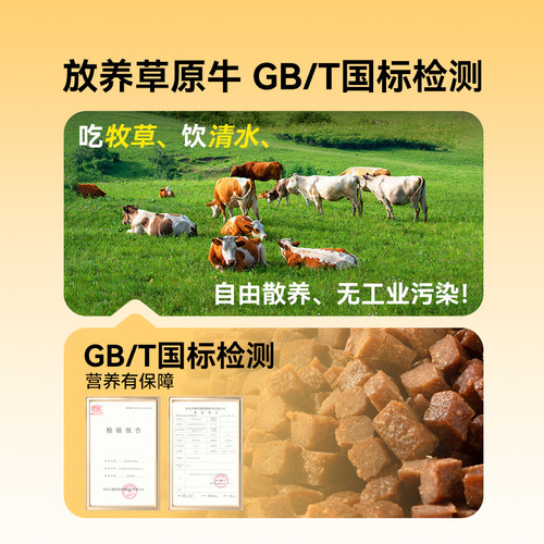 Dog Chewing Treat Bag with Beef Granules for Small Breeds like Poodles and Golden Retrievers, Training Rewards for Durable Chew Toys for Pets