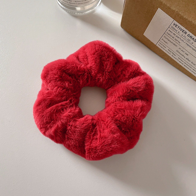 Anillo de cabello perezoso coreano cuerda de cabeza intestino grande niñas de alto nivel de la sensación de cabello de alta elasticidad correa de cabello de cabello super grande