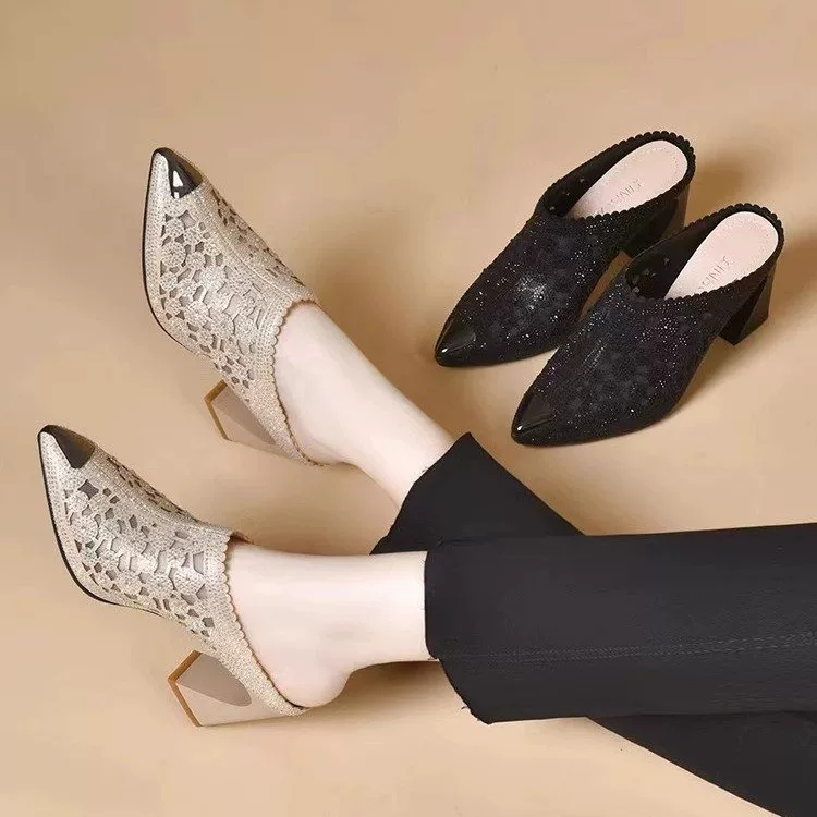 Summer mesh slippers, 2025 years, internet celebrity