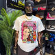 Men t-shirt wholesalena tees wholesale men's t-shirt short sleeve wide cartoon pattern Cotto