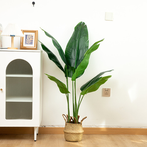 Simulation tree large fake tree indoor and outdoor decorative plant ornaments potted bonsai simulation decorative window ornaments