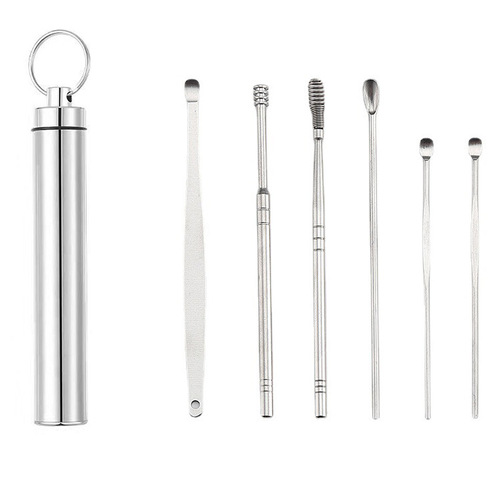 Ear-picking tools, ear-picking spoon sets for children, ear-picking tools for adults, household ear-picking storage
