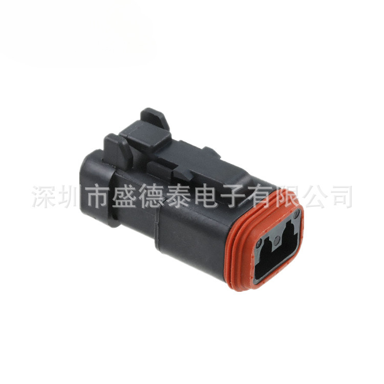TE/DEUTSCH泰科/德驰汽车连接器DT06-2S-CE05 胶壳 间距5.46 原厂