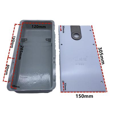 Ground spring housing 222 Box Stainless steel thickening panel Large To spring currency Shell 818 Ground bomb cover box