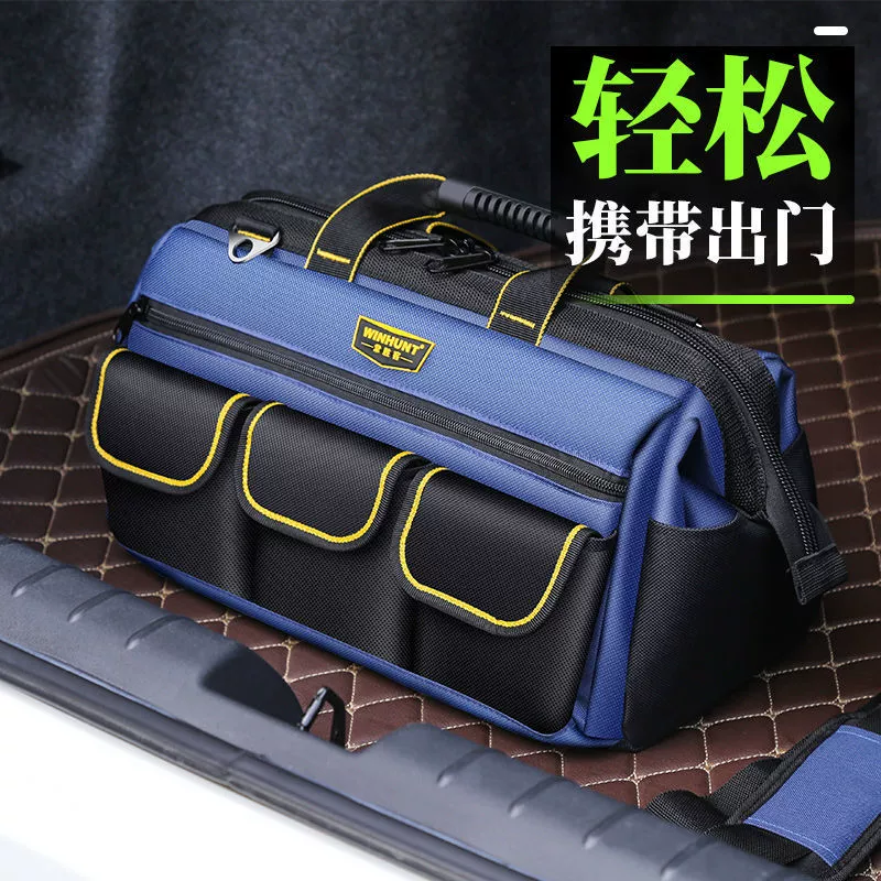 Сумка для инструментов, сумка для инструментов, электрик, холст, деревообрабатывающее оборудование, ящик для инструментов, многофункциональная сумка для электрика, дропшиппинг, трансграничная