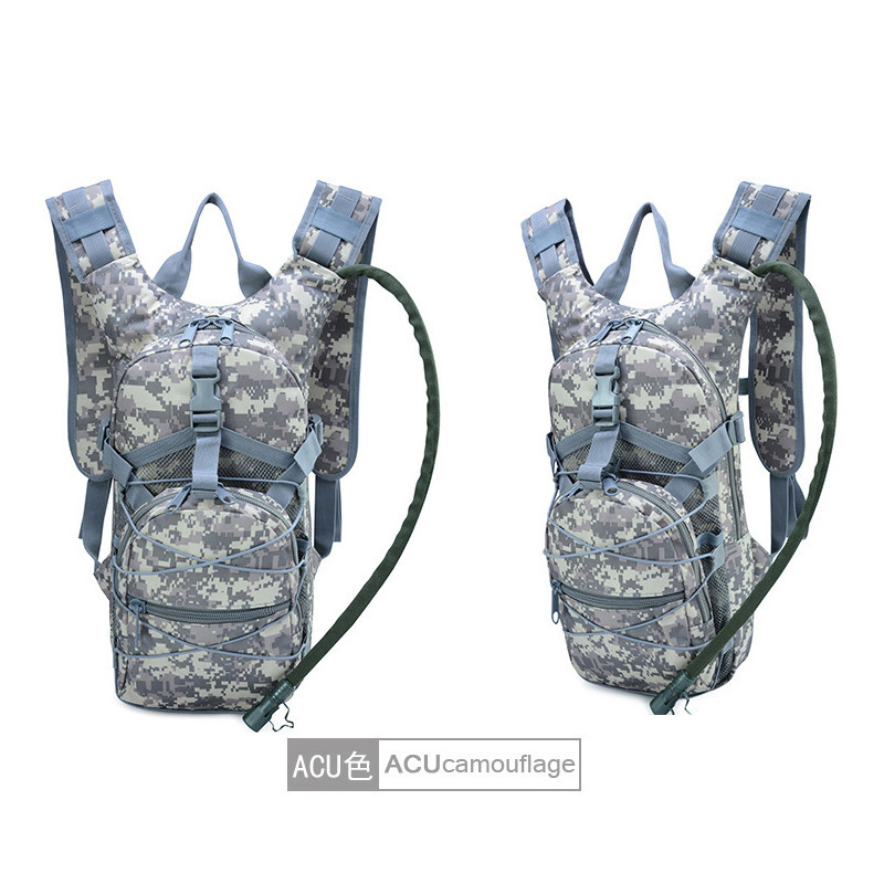 Al Aire Libre táctico camuflaje bolsa de agua mochila durable deportes al aire libre bolsa impermeable ciclismo senderismo montañismo mochila hidratante
