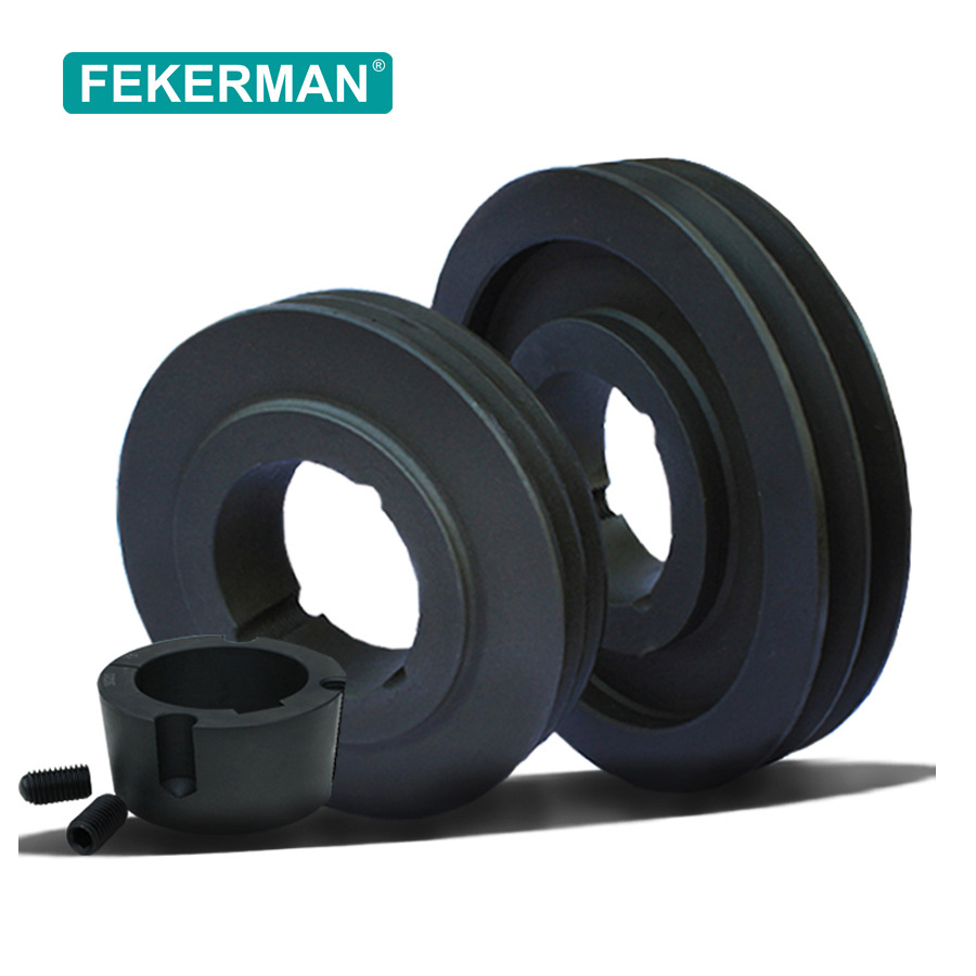 热销费科曼欧标锥套式皮带轮铸铁三角皮带轮 SPA SPB SPC