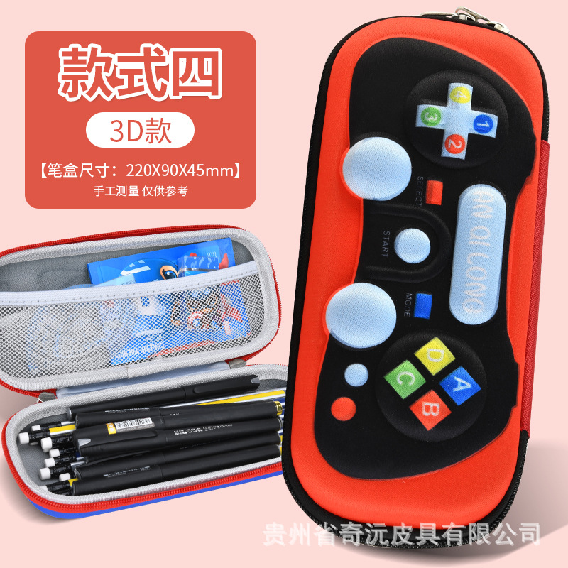 EVA papelería caja de lápices 3D tridimensional de doble capa de gran capacidad de dibujos animados niños estudiante impermeable resistente al desgaste LOGOTIPO conjunto Premio