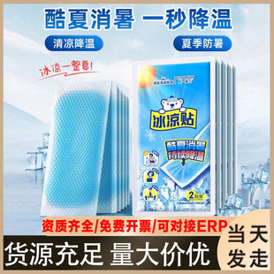 Haishi Hainuo Physical Cooling Ice Patch Mobile Phone Cooling Patch Universal Summer Heatstroke Prevention Cooling Patch for Adults and Kidsren