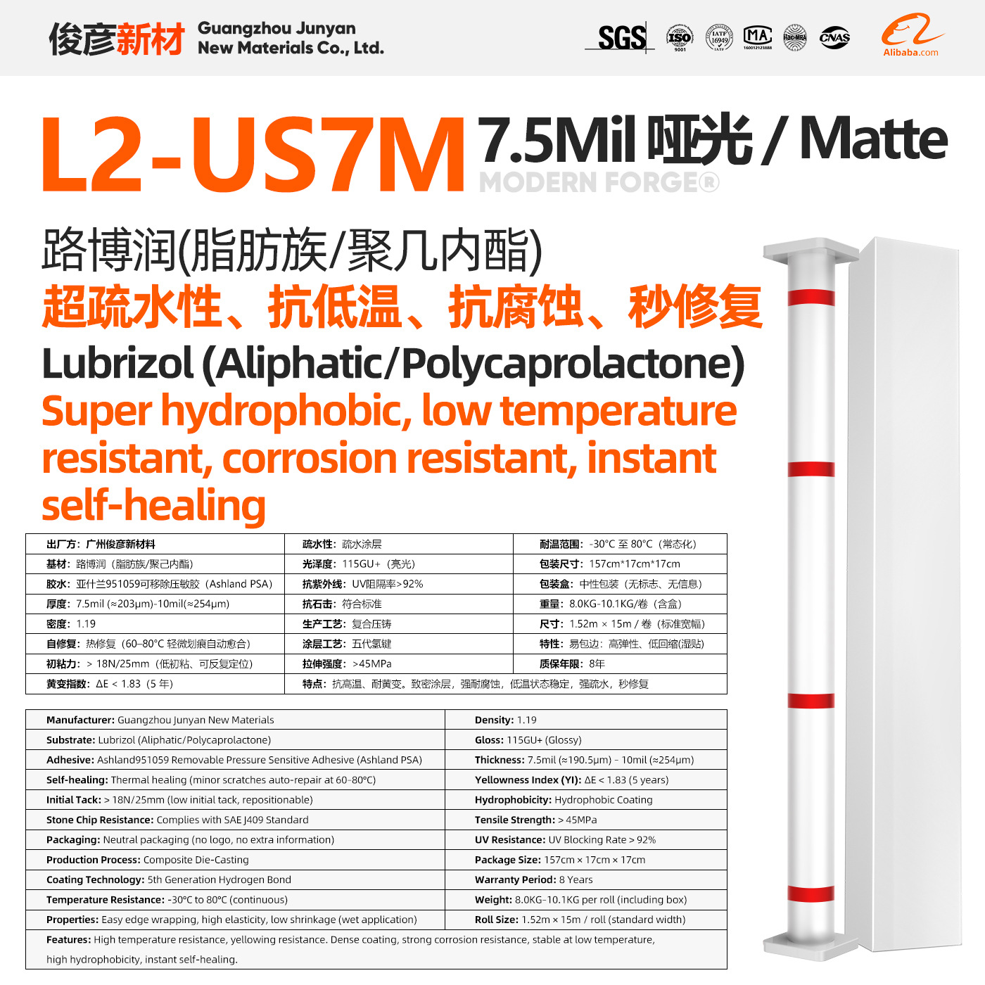TPU invisible ropa de automóvil película adhesiva carretera Borun sustrato pintura película protectora película PPF transparente resistencia a los arañazos reparación fábrica de fuente