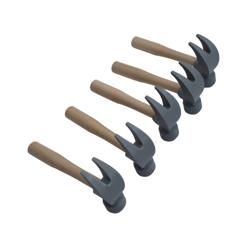 Martillo para niños martillo de madera juguete simulación pequeño martillo de madera tocando juguete pequeño martillo jardín de infantes Taller de madera herramienta de frotamiento