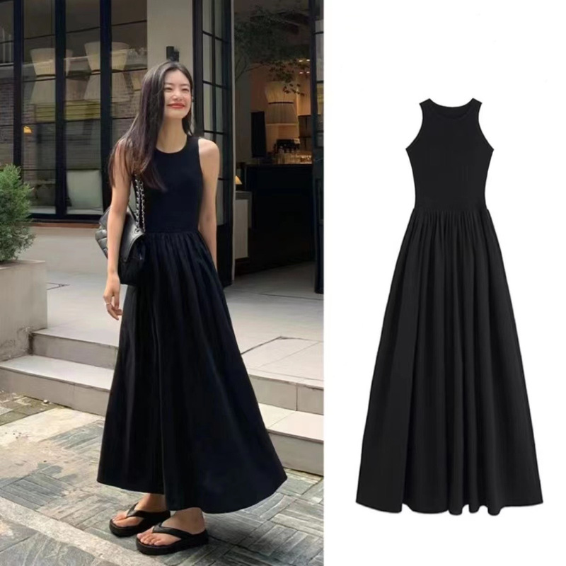 High-End Style Mature Women's Sleeveless Vest Dress, Summer 2026 New Model, Unique and Exquisite A-Line Long Dress
