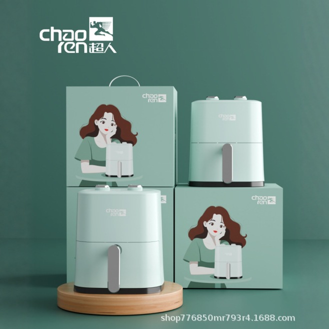 Superman Bl-5806 Air Fryer 5L Multifunctional Electric Fryer Household French Fries Machine High-End Business Gift