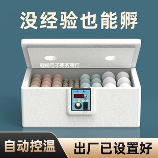 Incubator Small Water Bed Rutin Chicken Egg Incubator Household Semi-Automatic Incubator Smart Incubator Chicken Duck Goose