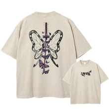 ���羳�W�a��Hot Anime  Kochou Shinobu Graphic Print T Shirt