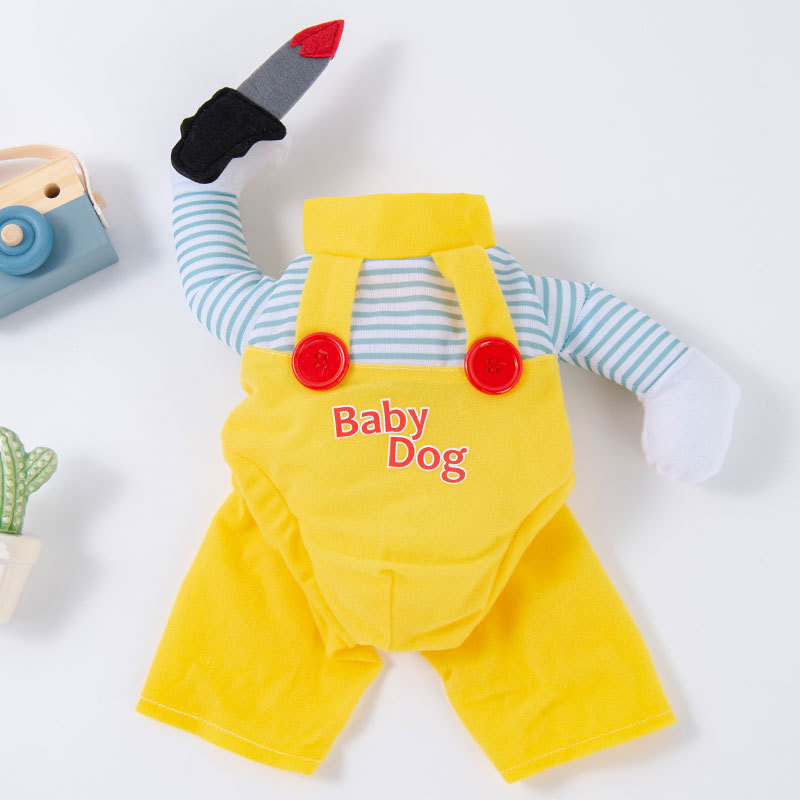 Transfronterizos Halloween mascotas piratas disfraz de gato pequeño y medio perro extraña ropa de mascotas al por mayor