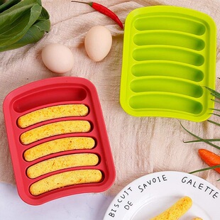 SOURCE manufacturer in stock silicone hot dog sausage mold ham sausage mold homemade diy baby food supplement egg sausage box