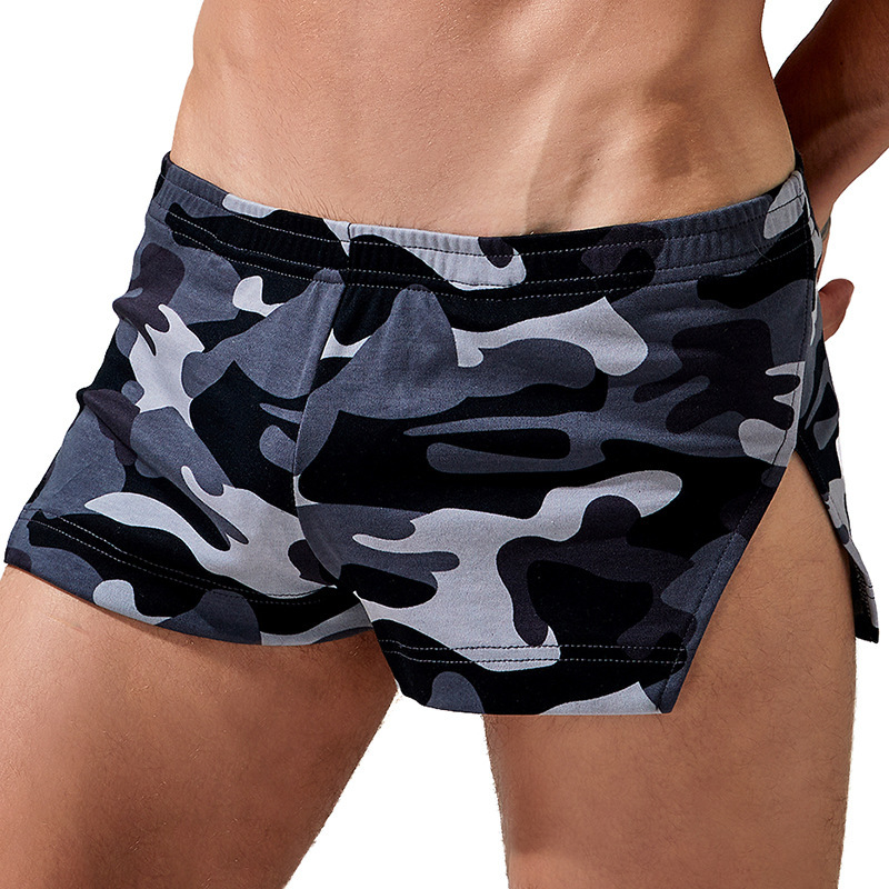 Men's Underwear Fashion Loose Arlo Pants Classic Camouflage Boxers Home Pants Cotton Shorts Wholesale Men