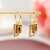 Classic fashionable demi-season universal sophisticated earrings, 2023, light luxury style