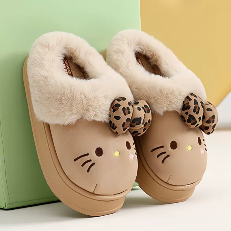 Hello Kitty, мультяшные тапочки, демисезонная обувь