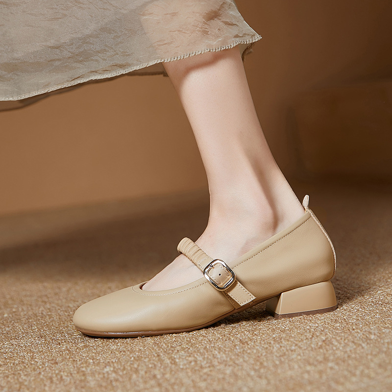 Scarpe mary jane da donna in vera pelle - calzature casual_voghion.com