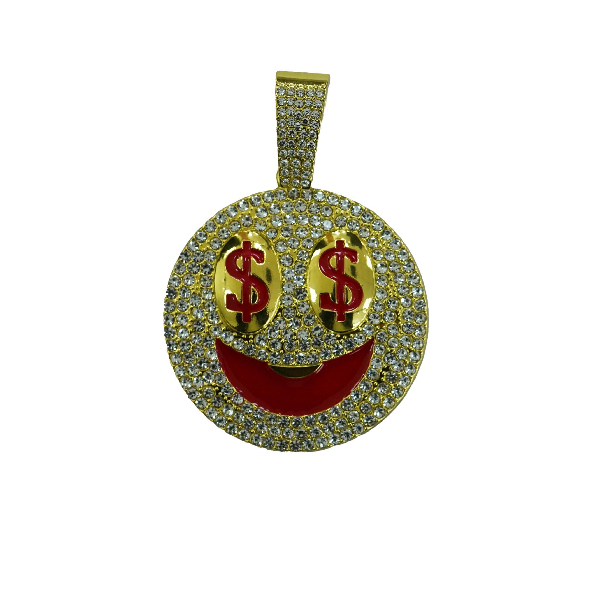 Colgante único dorado (sin cadena)