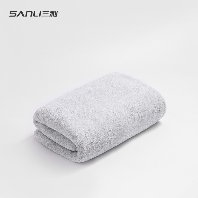 Toalla de felpa gruesa para hombres y mujeres, suave y absorbente - Sanli image 8