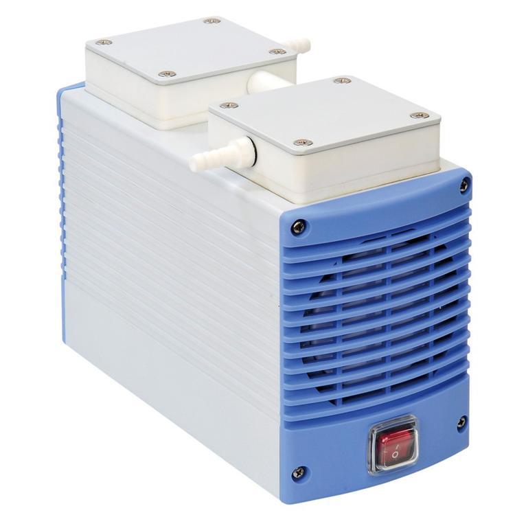 Bomba de vacío de diafragma neumática sin aceite de miniatura de succión de aire de presión positiva y negativa para laboratorio