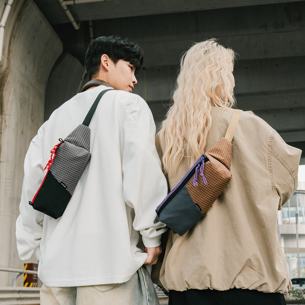 Bolsas de pecho de estilo coreano para niños y niñas, bolsas de pecho de estilo extranjero, bolsas de mochila de color para niños, 2026 nuevas bolsas de niños transfronterizas