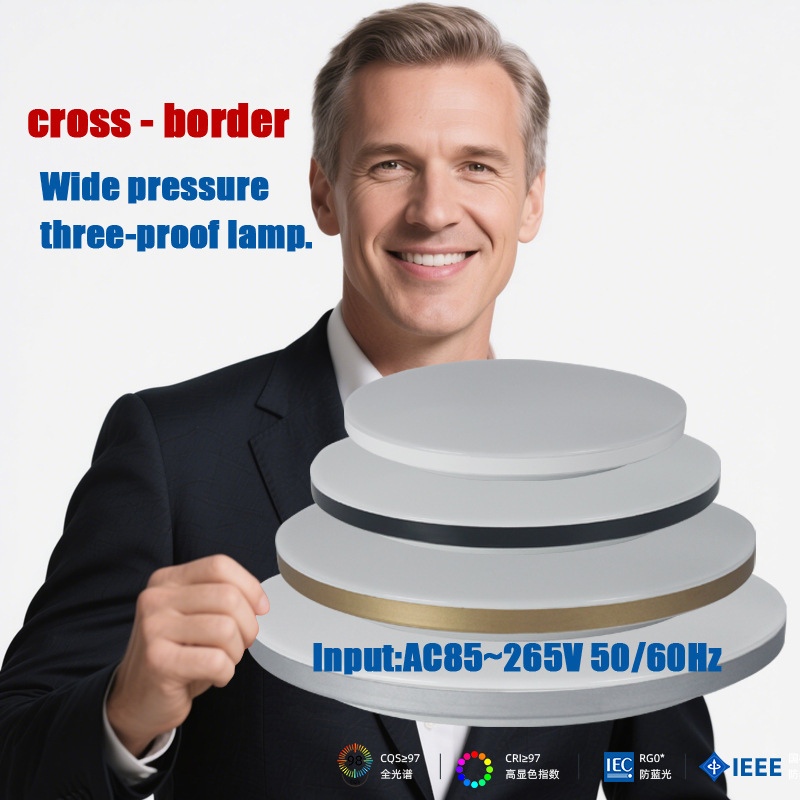 Cross-border wide pressure 110V three-proof insect dust moisture-proof staircase aisle garage bedroom living room corridor ceiling lamp