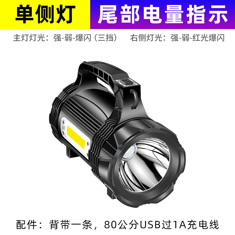 Reflector a prueba de explosiones transfronterizo del LED con la luz lateral de la MAZORCA linterna de alta potencia ligera portátil ligera fuerte impermeable al aire libre de la emergencia